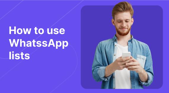 WhatsApp Lists