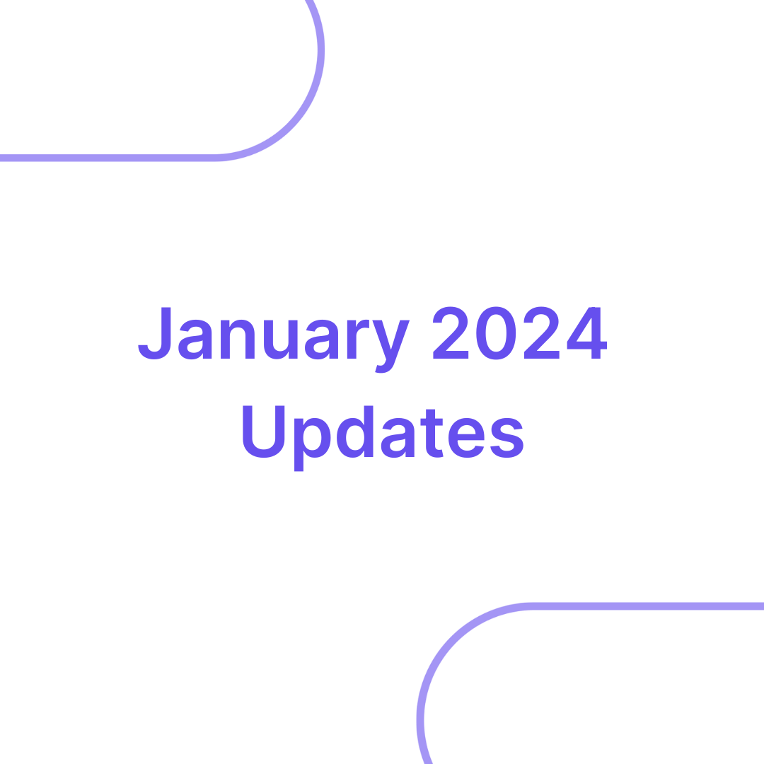 January product updates